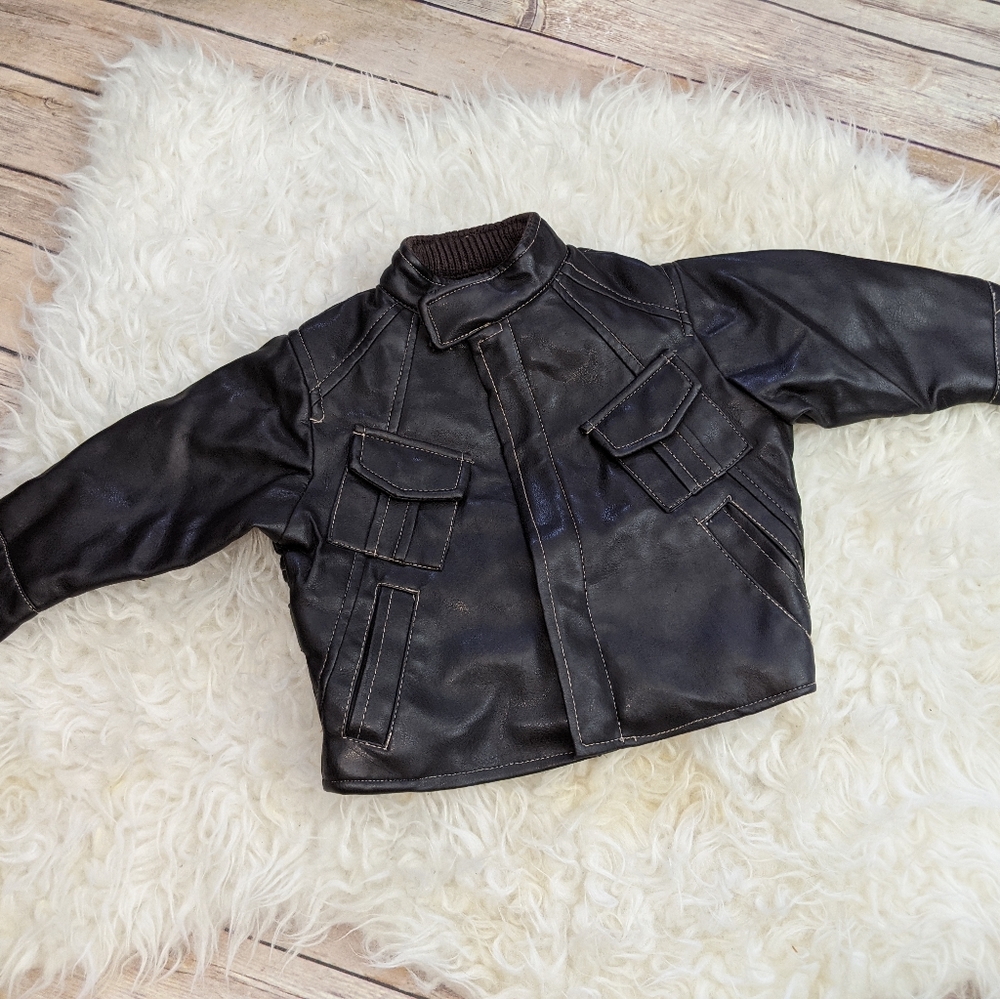 Kenneth Cole faux leather jacket